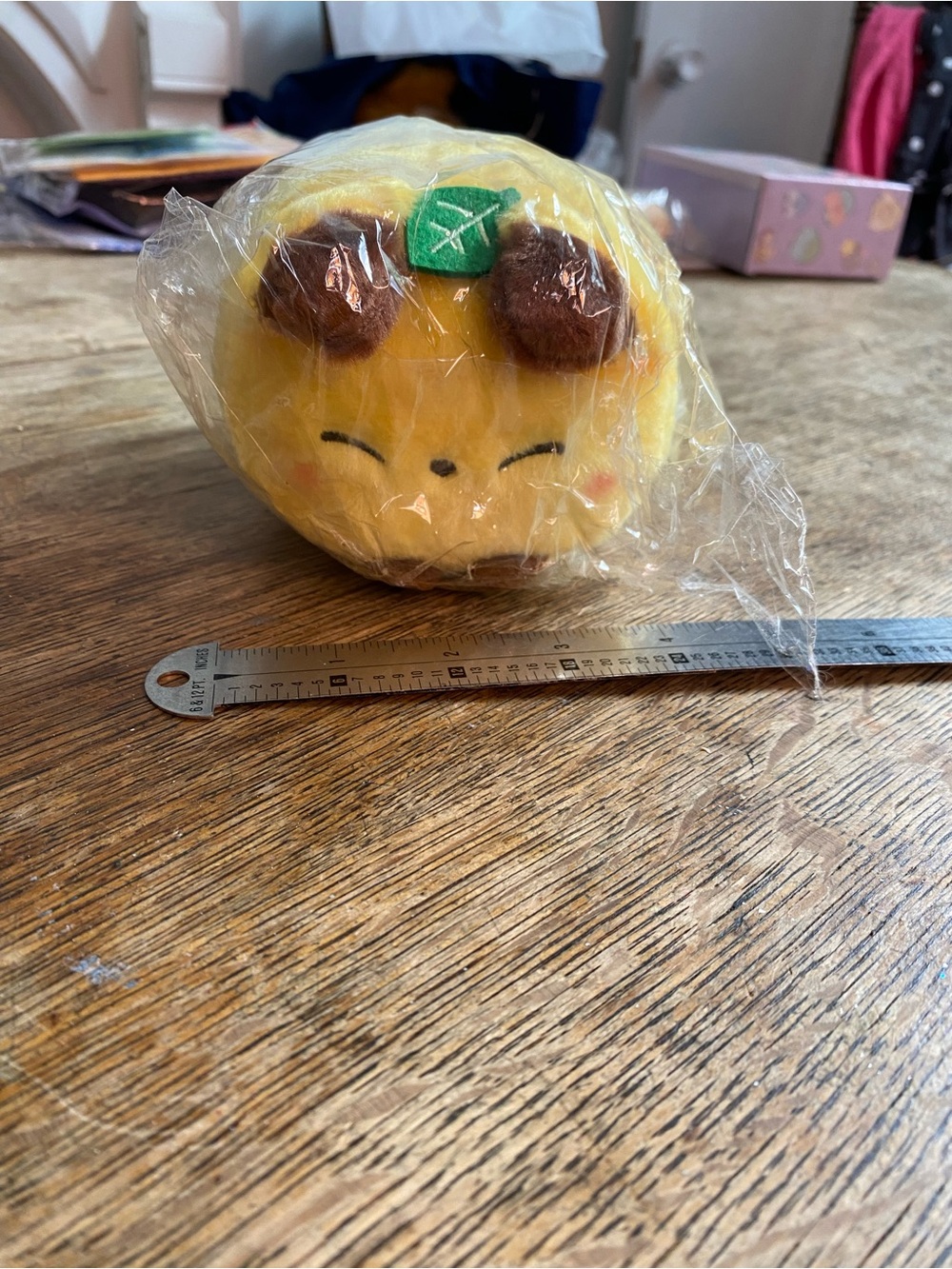 Kawaii Yell Corocoro Life Kitsu Kitty with Leaf Hat